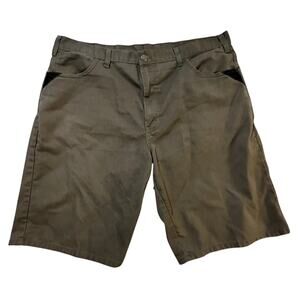 Dickies Work Shorts Men’s 40 Olive Green Twill Utility Durable Carpenter Style